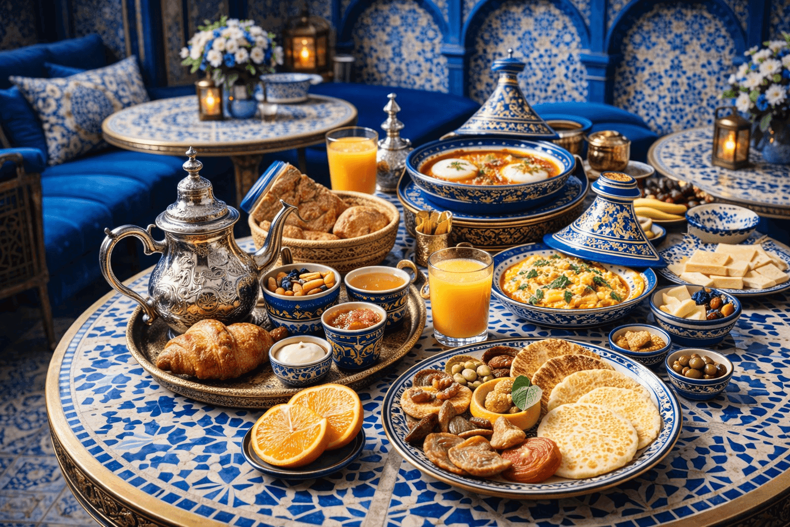 Colazione marocchina completa